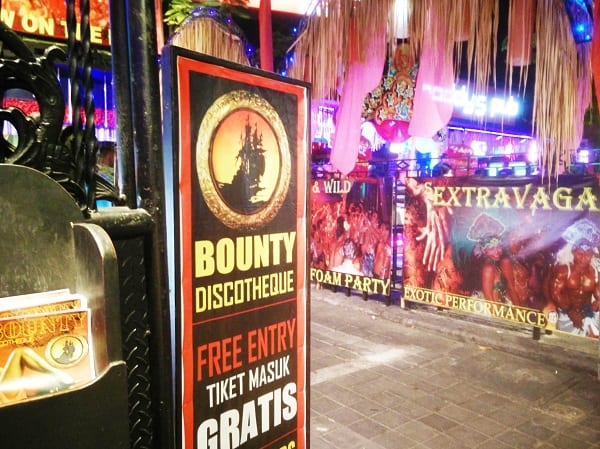 Bounty Disco, Legian, Vie nocturne de Bali, Vie nocturne de Bali